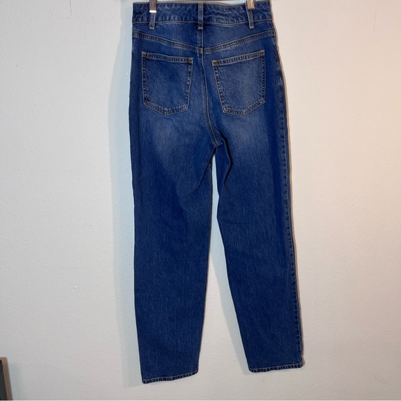 Talbots High Rise Relaxed Straight Jeans 2 Mom Jean Aesthetic Palisade Wash - Picture 8 of 12